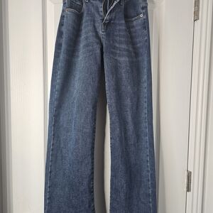 Classic Blue Wide-Leg Women's Jeans